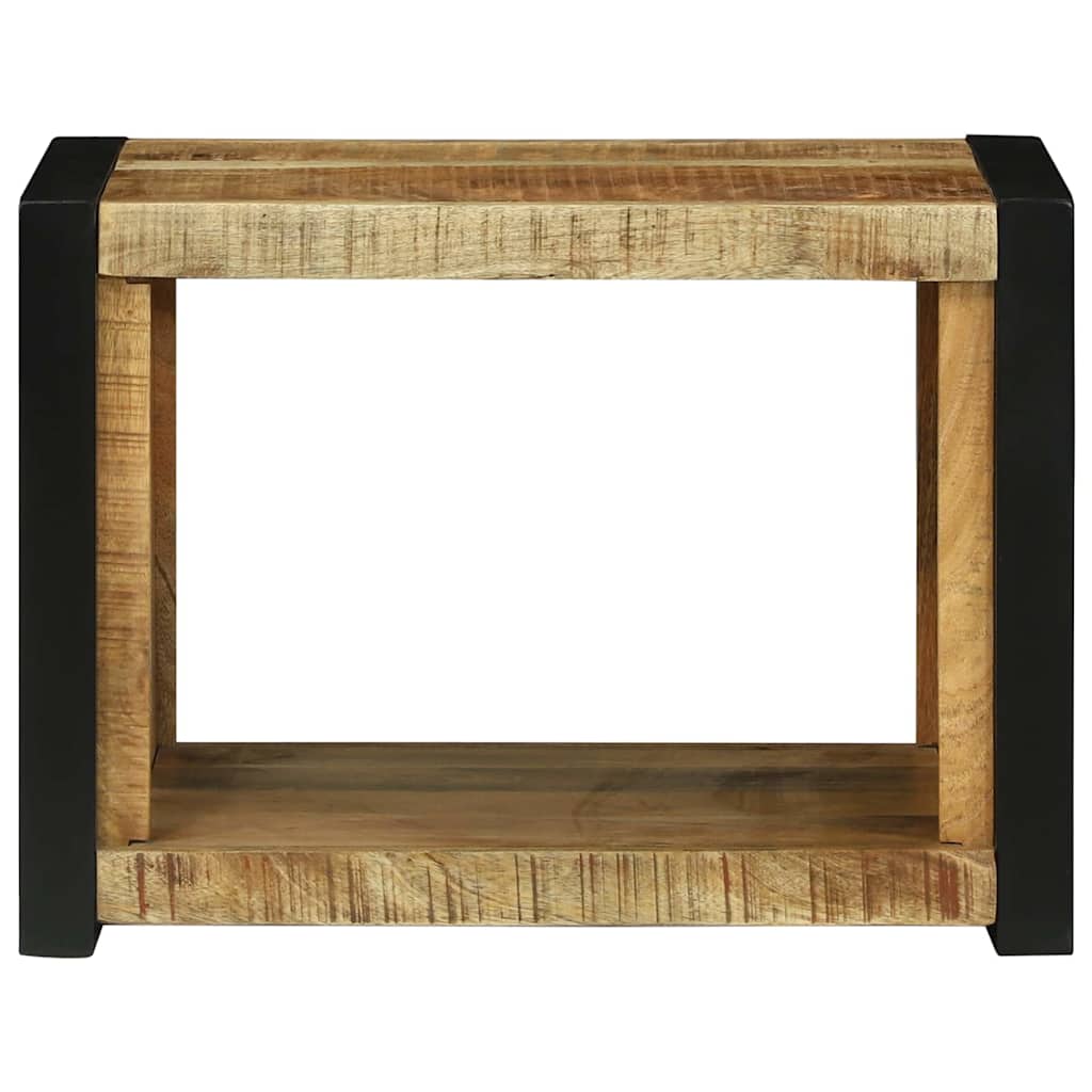 Wandwürfel mit Regal Braun 55 x 35 x 40 cm Massivholz Mango
