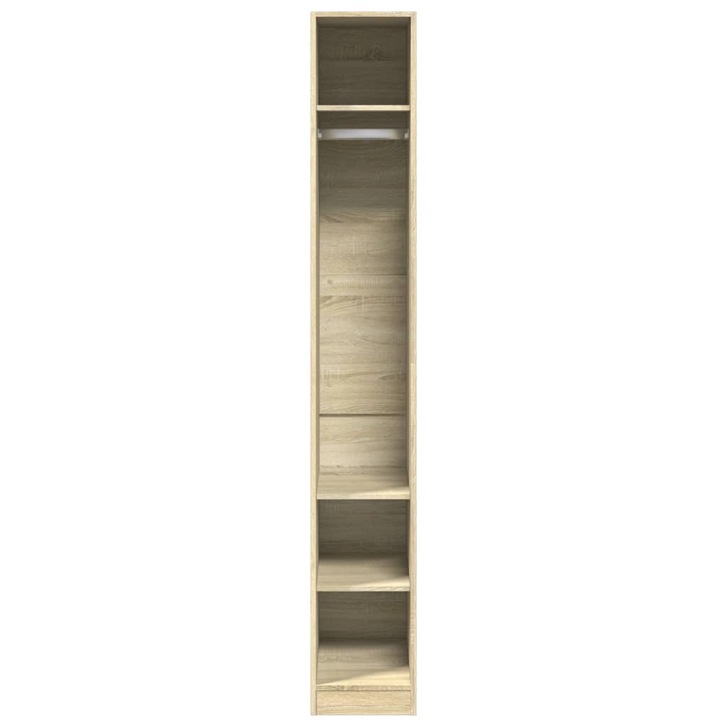 Wardrobe Sonoma oak 30x50x200 cm wood material