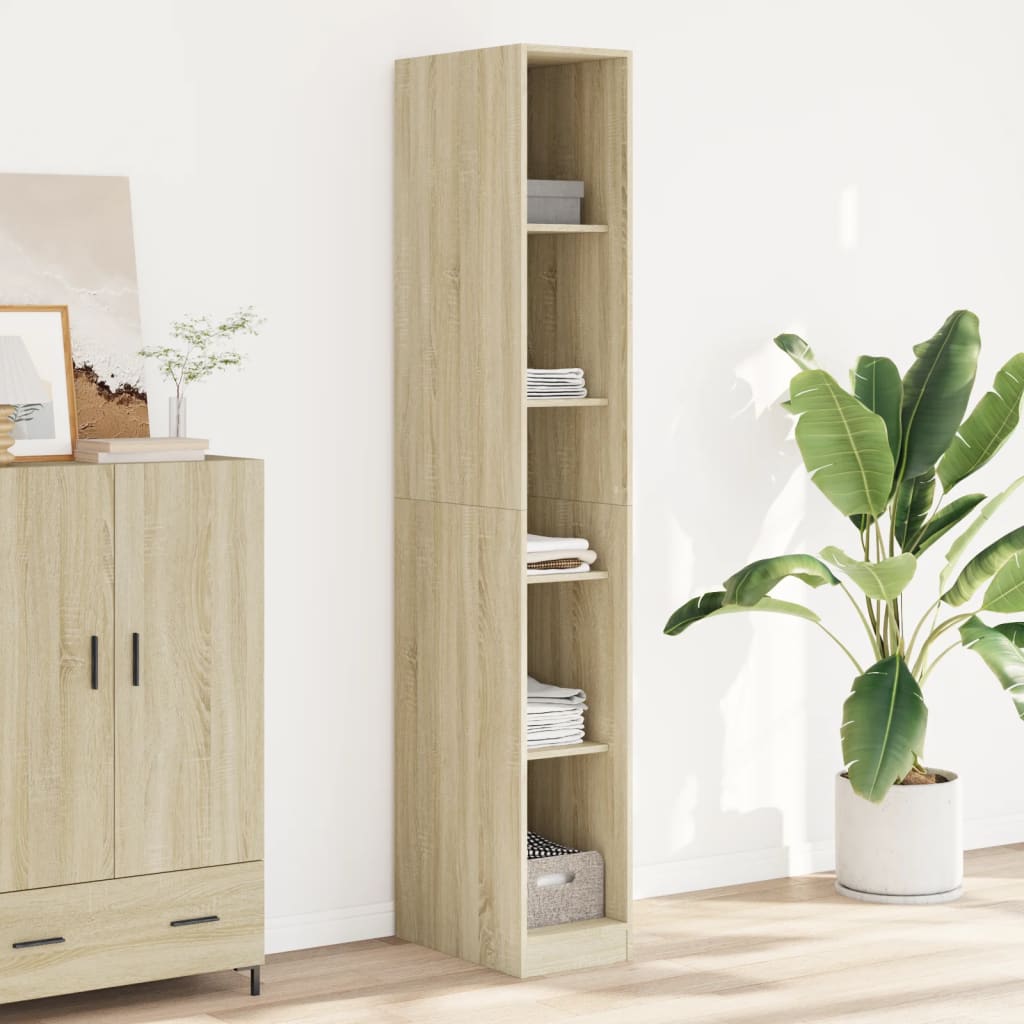 Wardrobe Sonoma oak 30x50x200 cm wood material