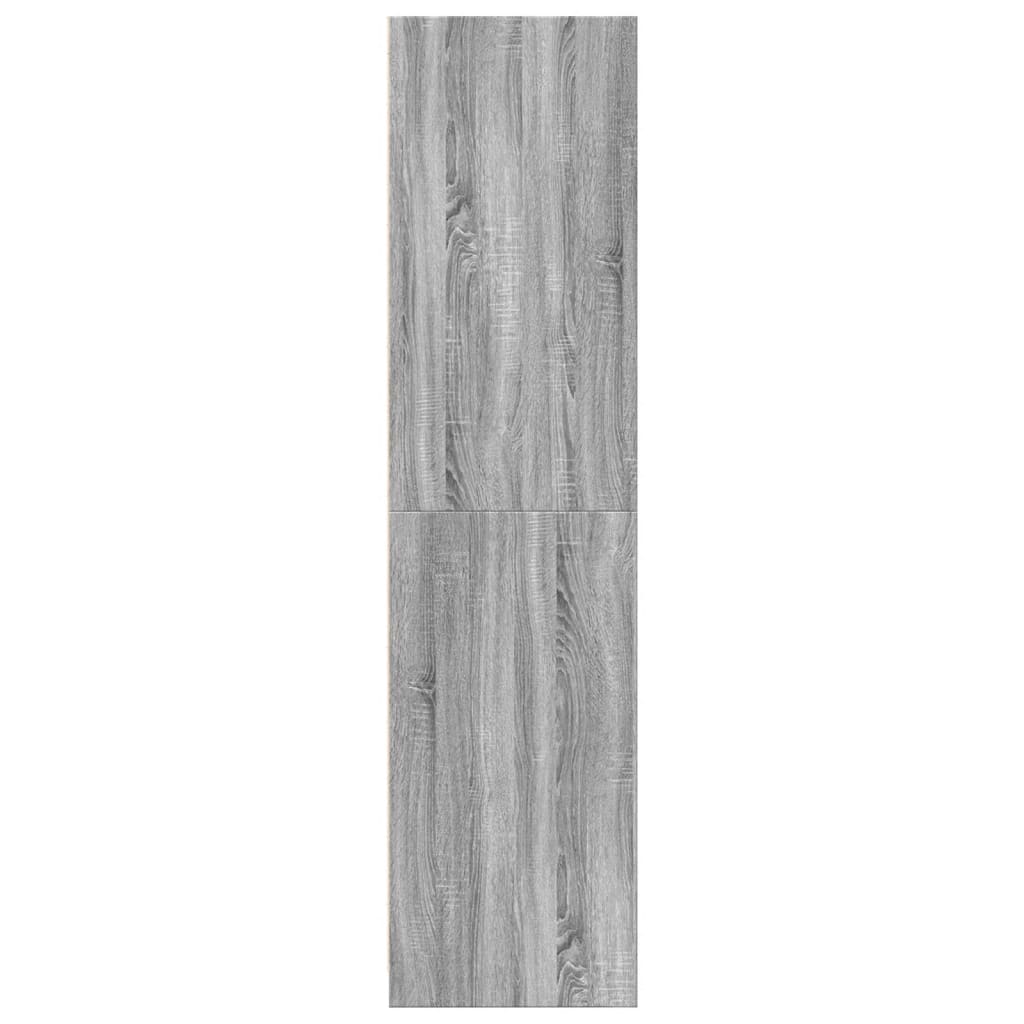Wardrobe Grey Sonoma 50x50x200 cm wood material