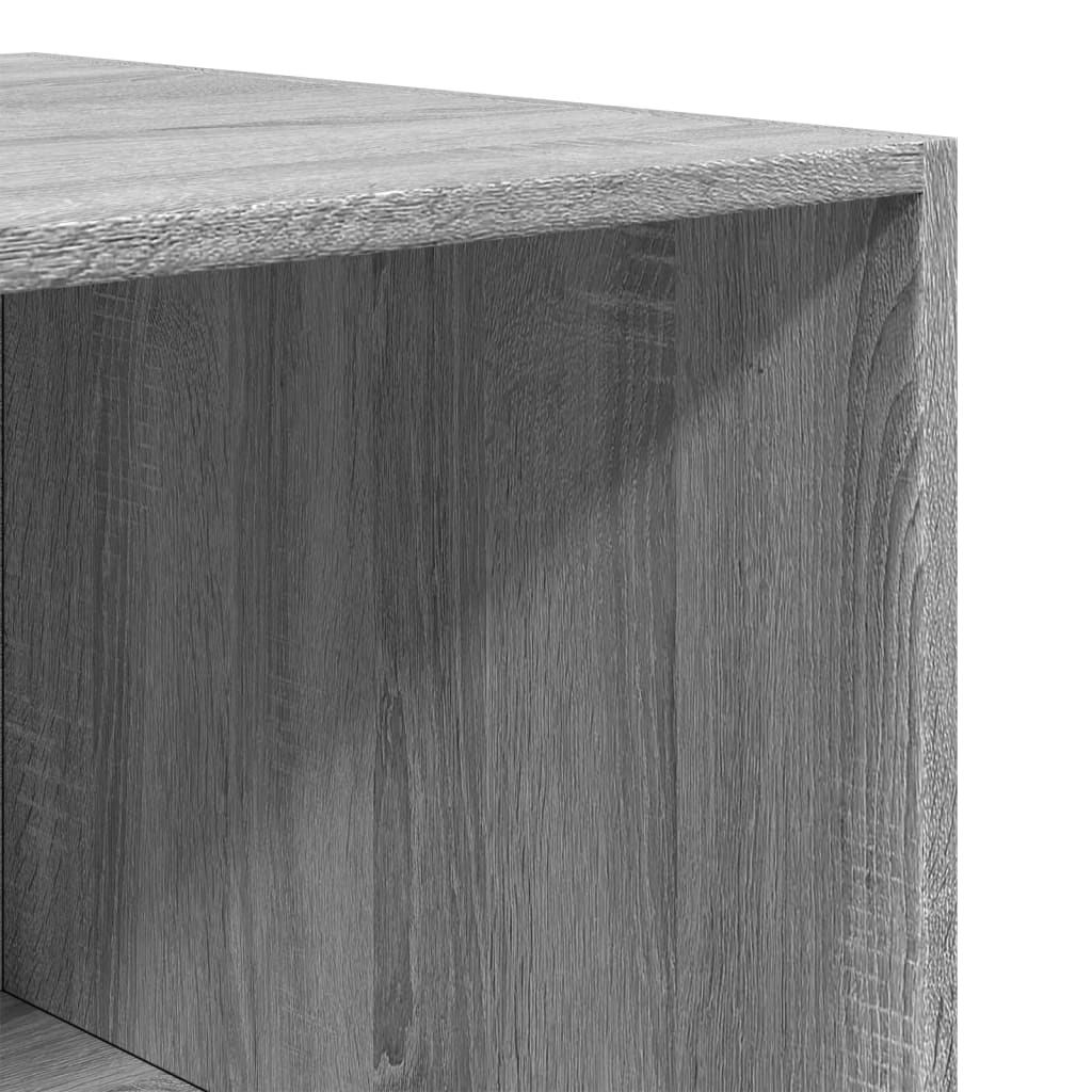 Wardrobe Grey Sonoma 50x50x200 cm wood material