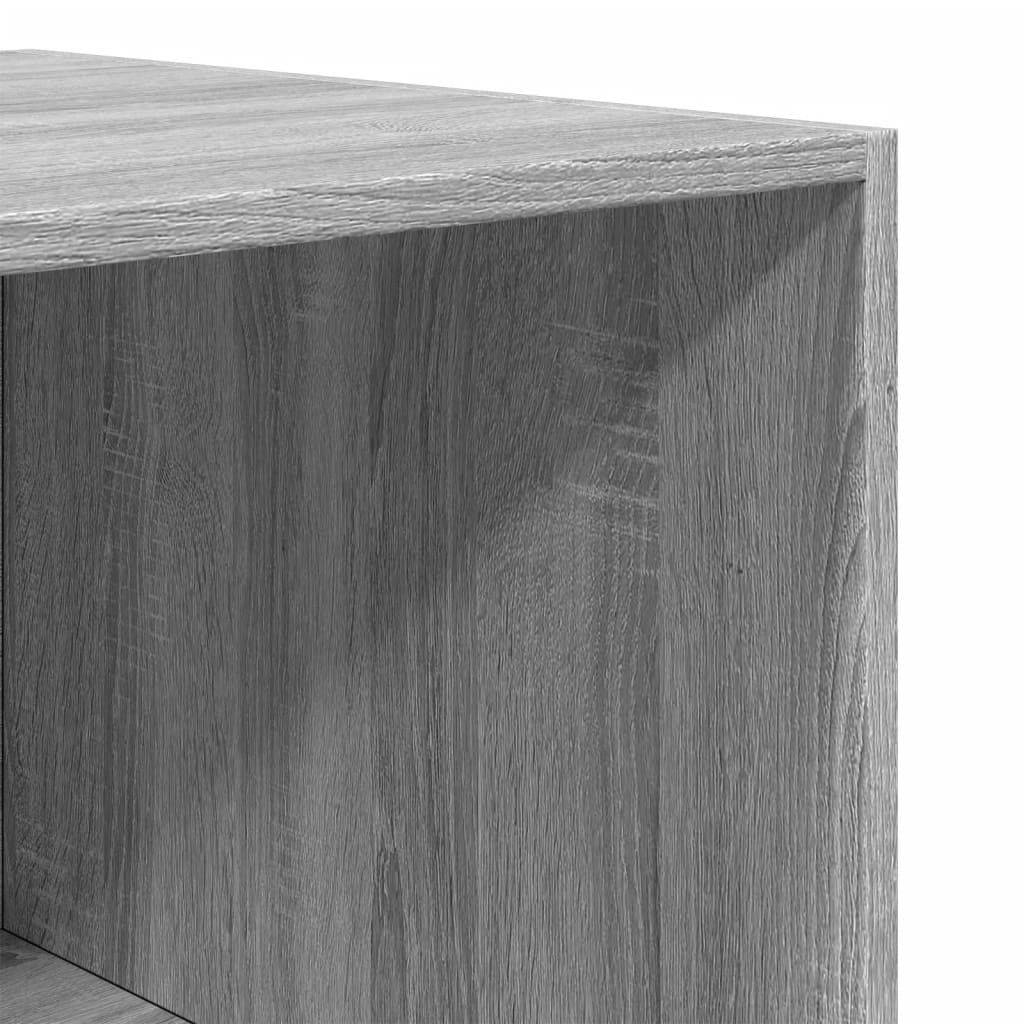 Wardrobe Grey Sonoma 100x50x200 cm Wood Material