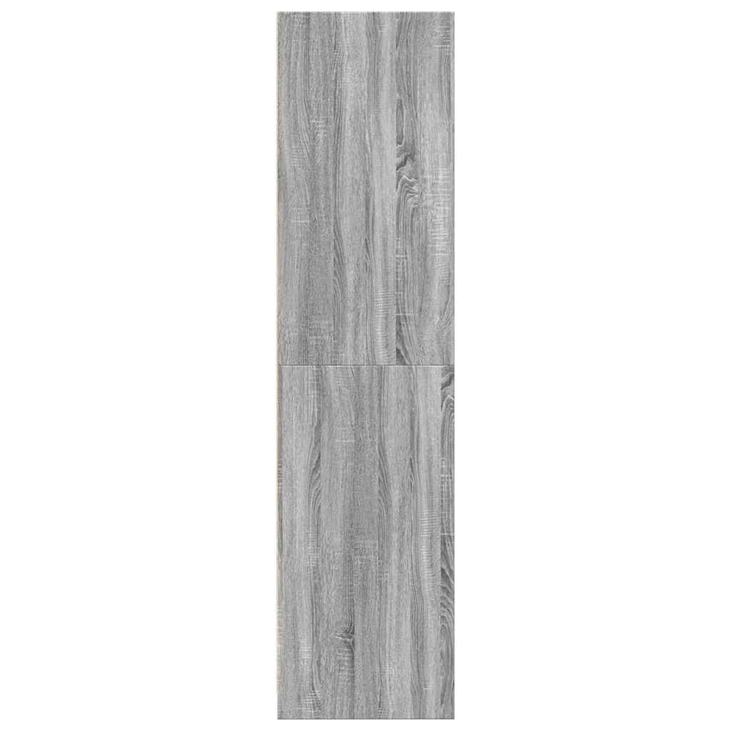 Armoire Gris Sonoma 80x50x200 cm en matériau à base de bois