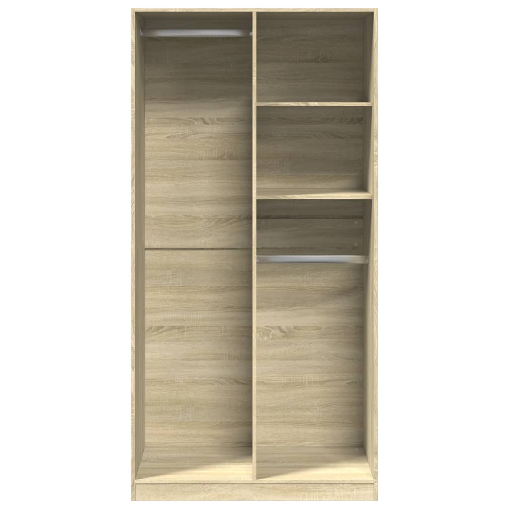 Wardrobe Sonoma Oak 100x50x200 cm Wood Material