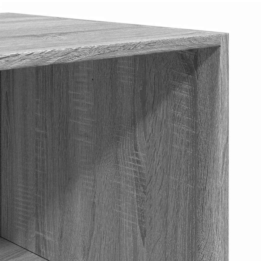 Wardrobe Grey Sonoma 100x50x200 cm Wood Material