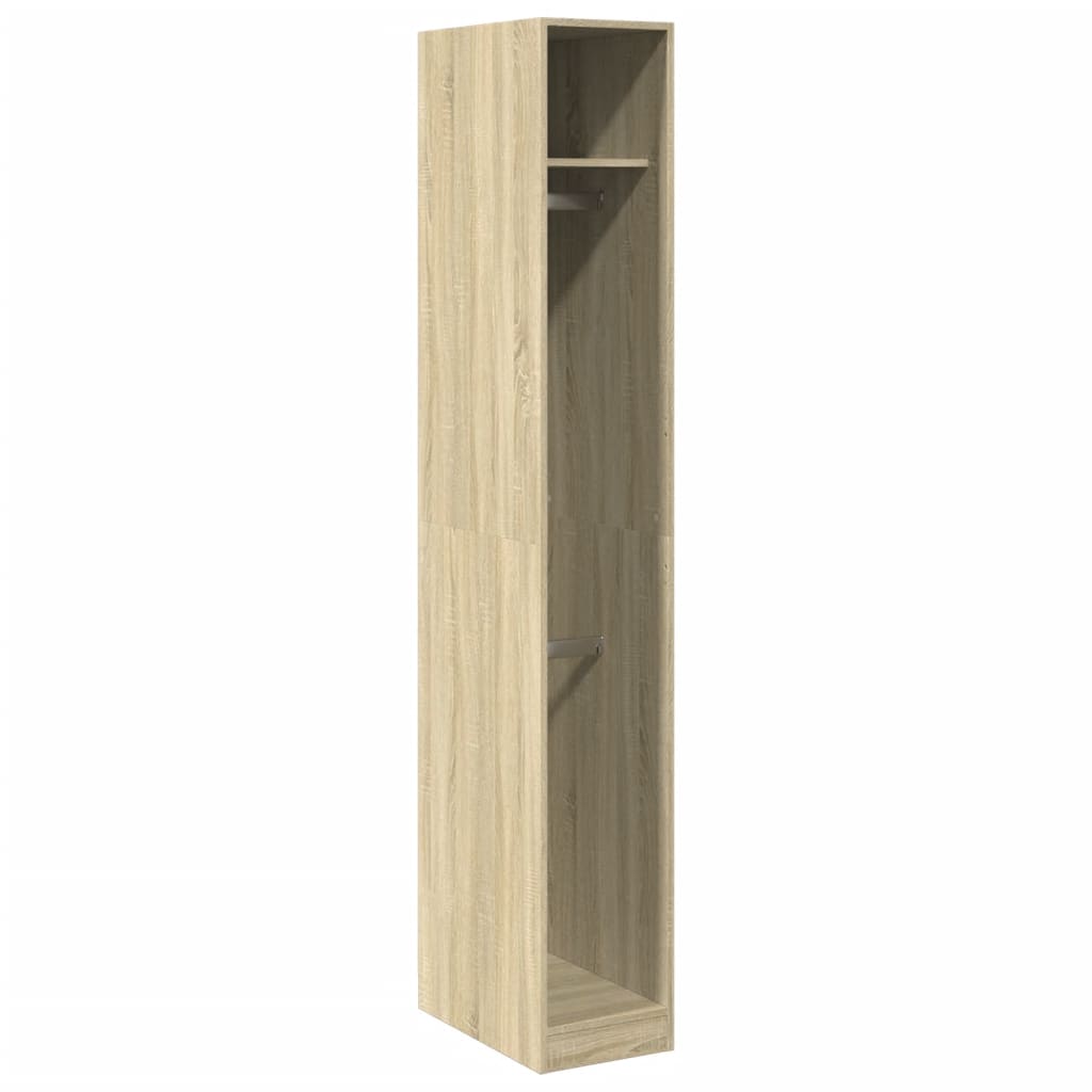 Wardrobe Sonoma oak 30x50x200 cm wood material