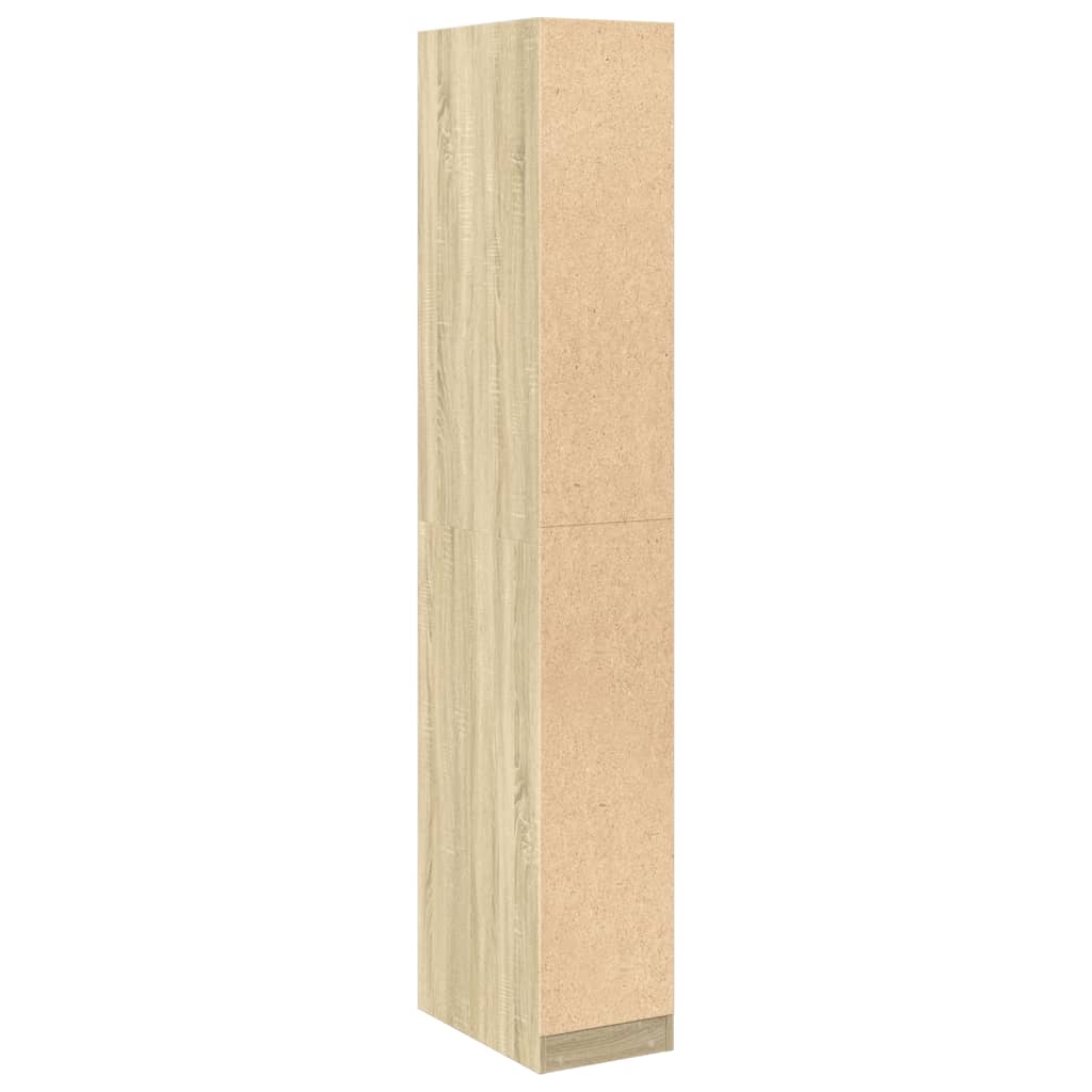 Wardrobe Sonoma oak 30x50x200 cm wood material