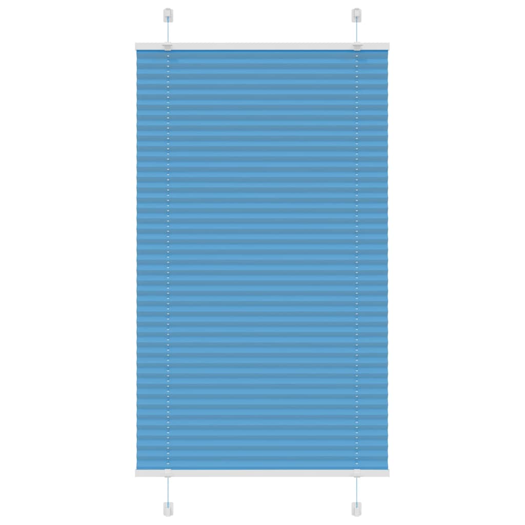 Plissee Blau 70x150 cm Stoffbreite 69,4 cm Polyester