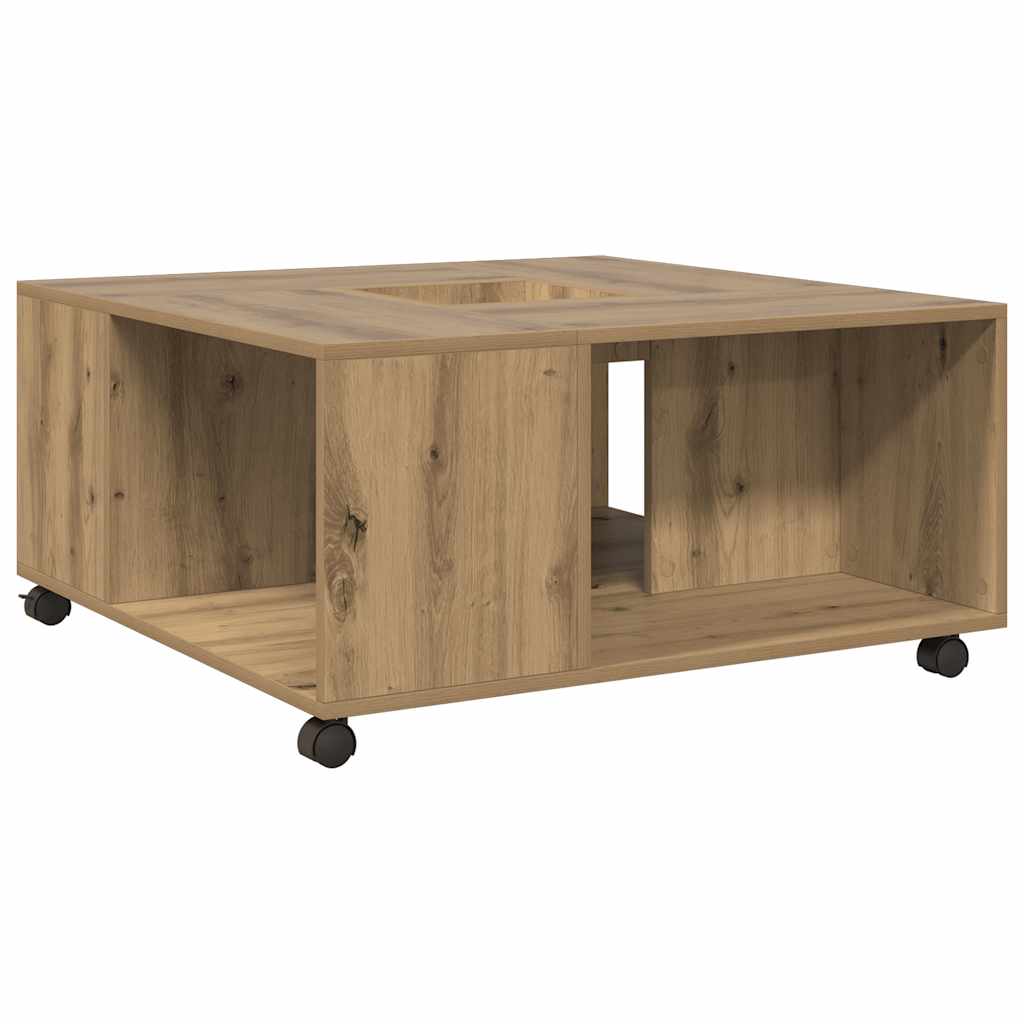 Couchtisch Artisan-Eiche 80x80x40 cm Holzwerkstoff
