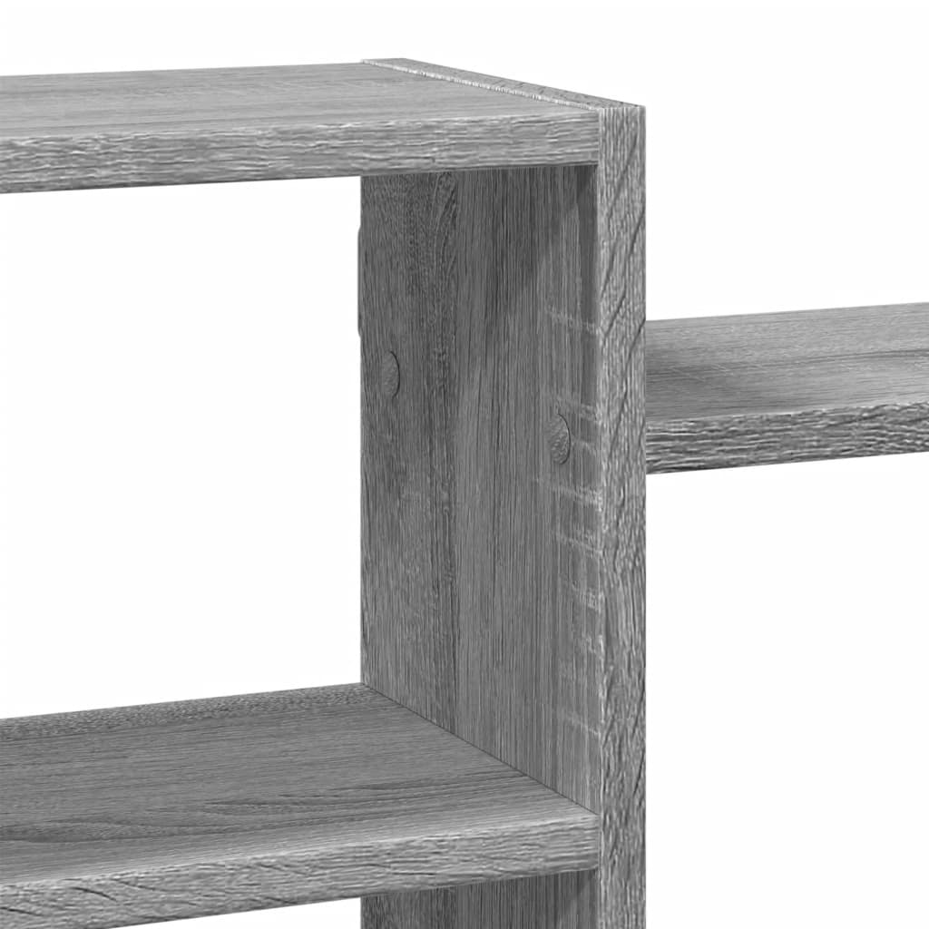 Wall shelf Grey Sonoma 129x18x42 cm wood material