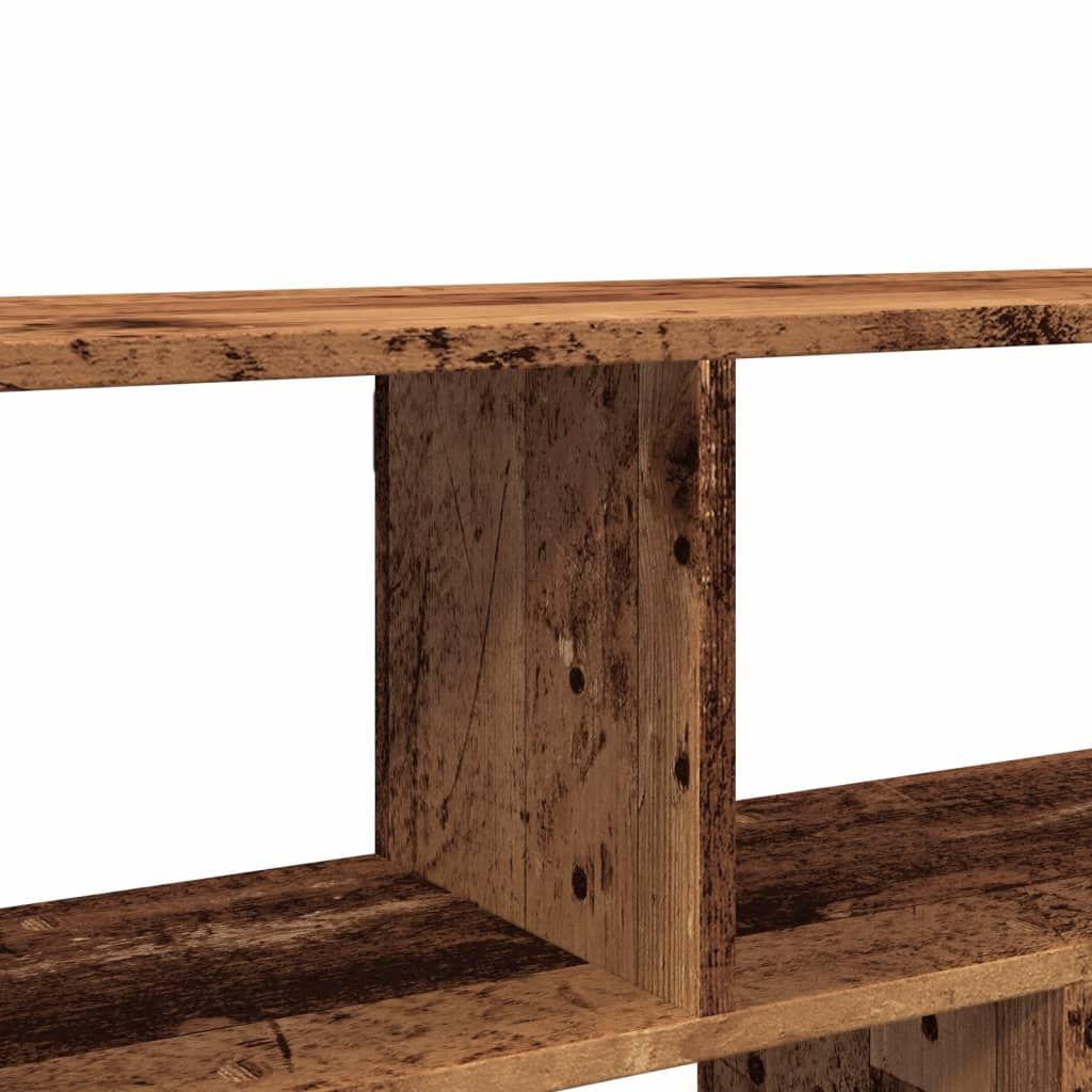 Wall shelf old wood look 100x25x50 cm wood material
