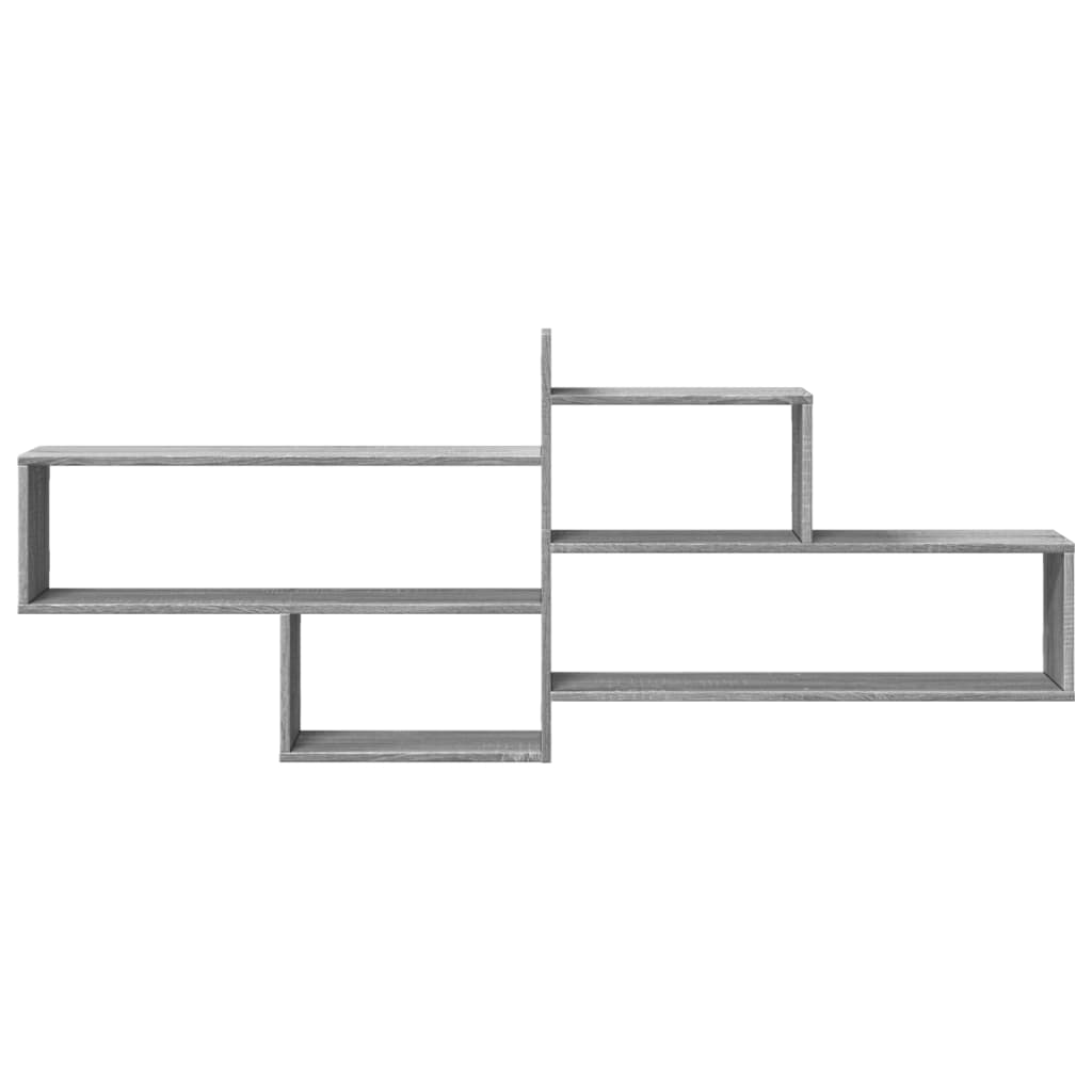 Wall shelf Grey Sonoma 167.5x18x68 cm wood material