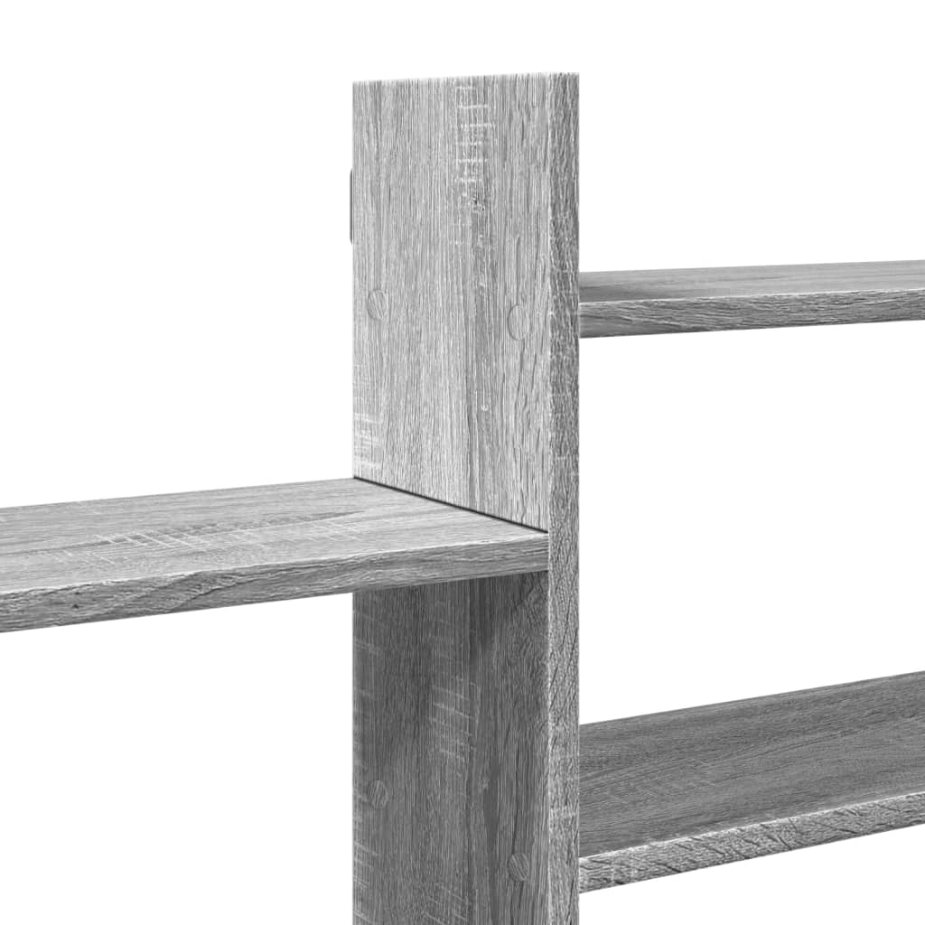 Wall shelf Grey Sonoma 167.5x18x68 cm wood material