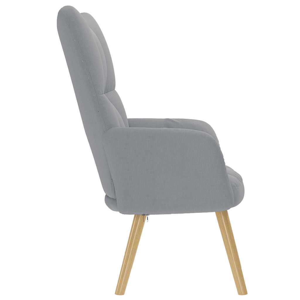 Relaxsessel Hellgrau Stoff