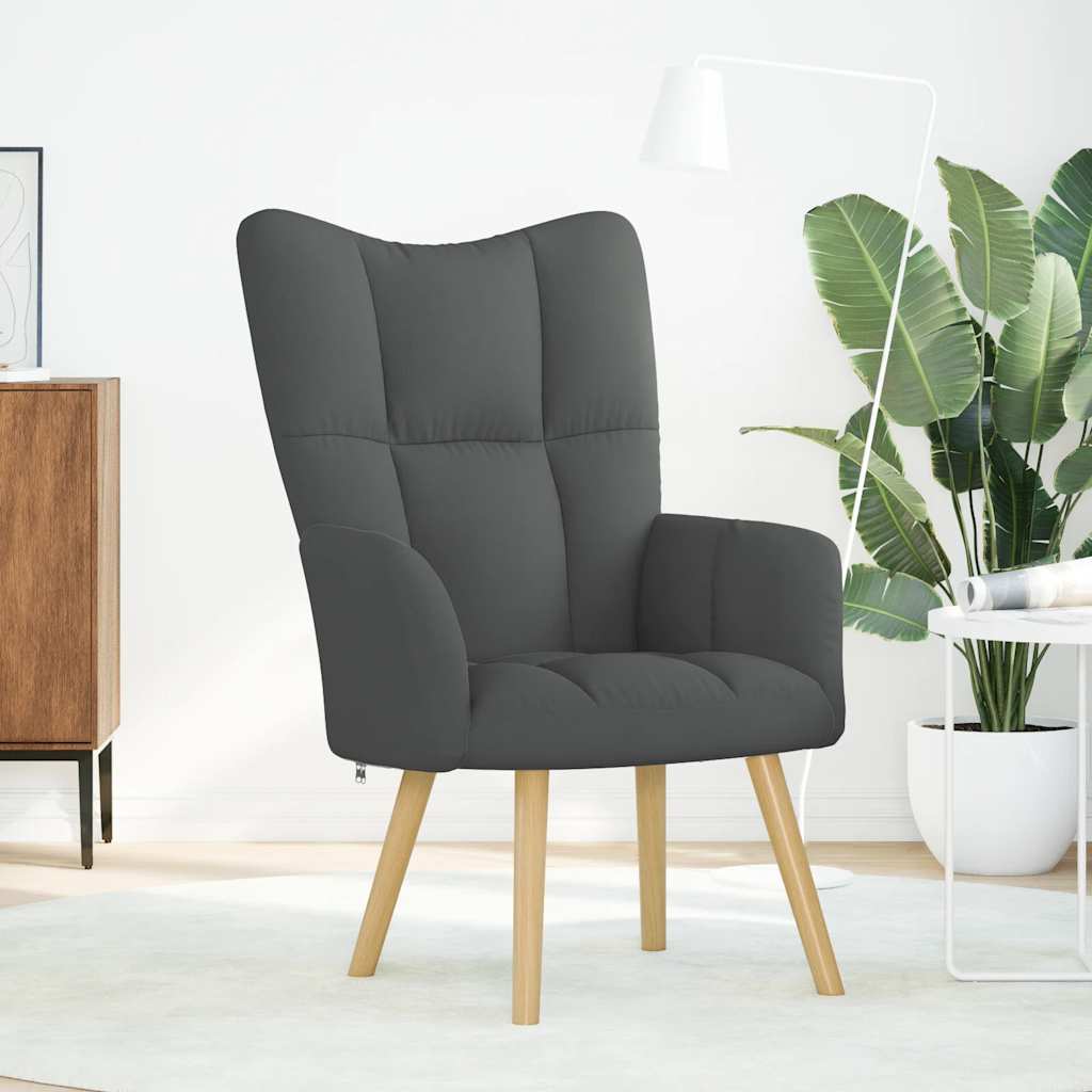 Relaxsessel Dunkelgrau Stoff