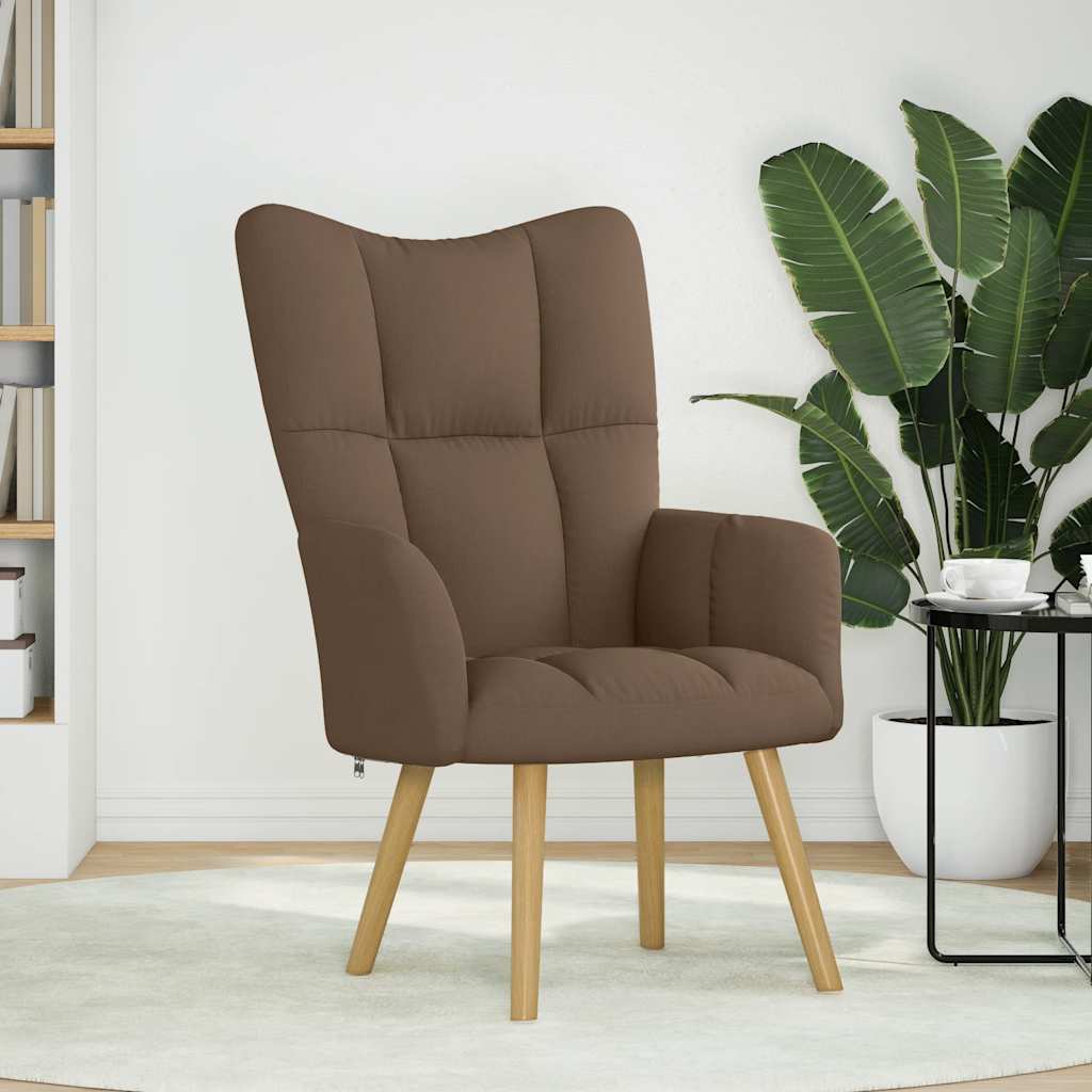Relaxsessel Stoff Braun