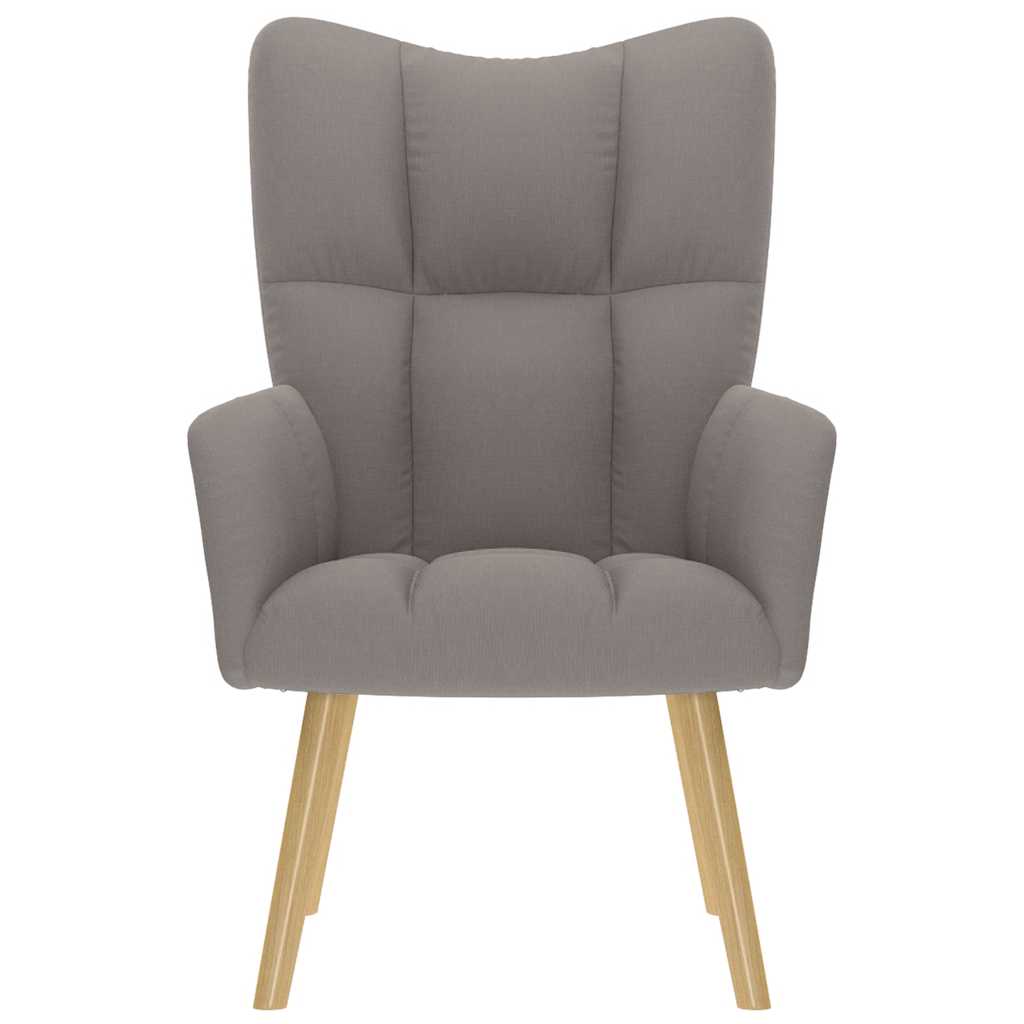 Relaxsessel Taupe Stoff