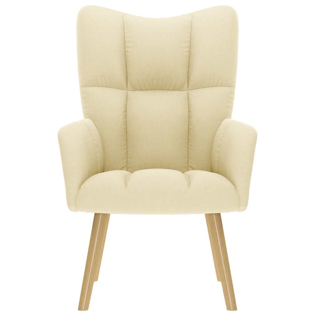 Relaxsessel Creme Stoff