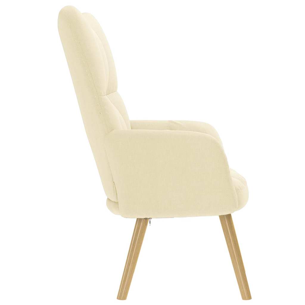 Relaxsessel Creme Stoff