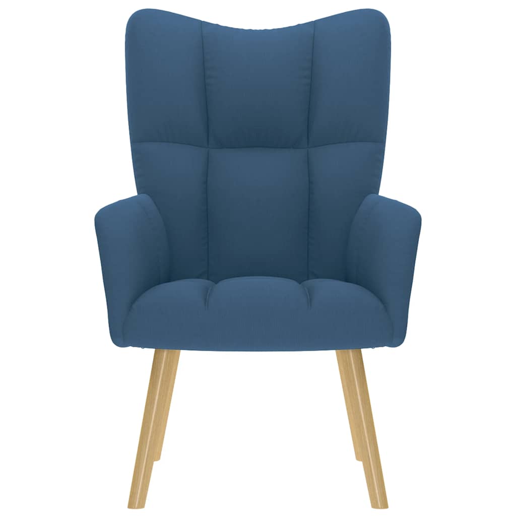 Relaxsessel Blau Stoff