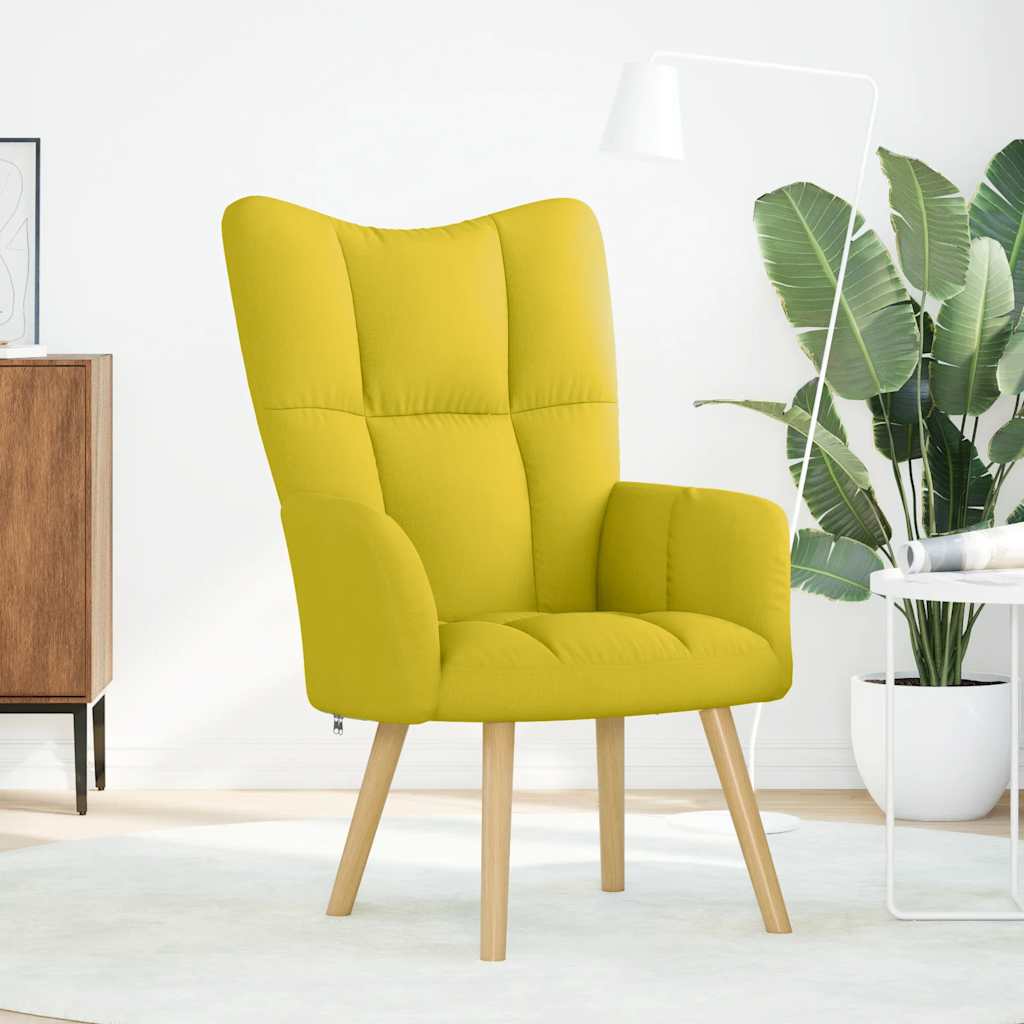 Relaxsessel Hellgelber Stoff
