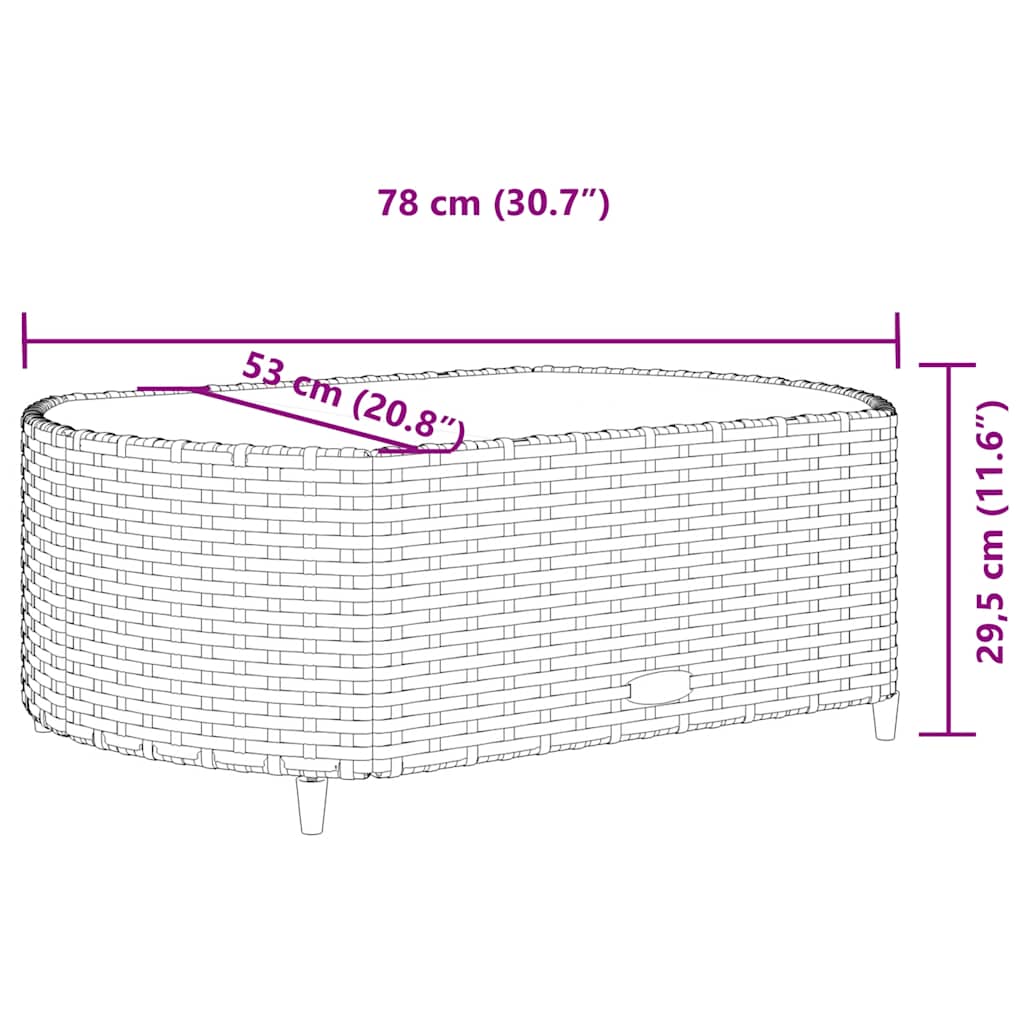 6-tlg. Garten-Sofagarnitur mit Kissen Schwarz Poly Rattan