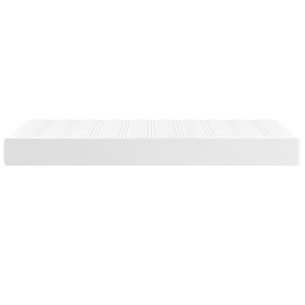 Pocket spring mattress for children white 80x160 cm artificial leather