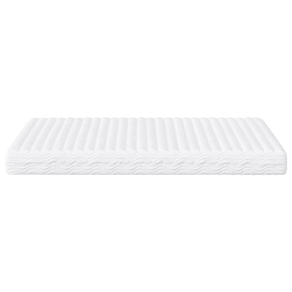 Foam mattress white 180x210 cm hardness H2 H3