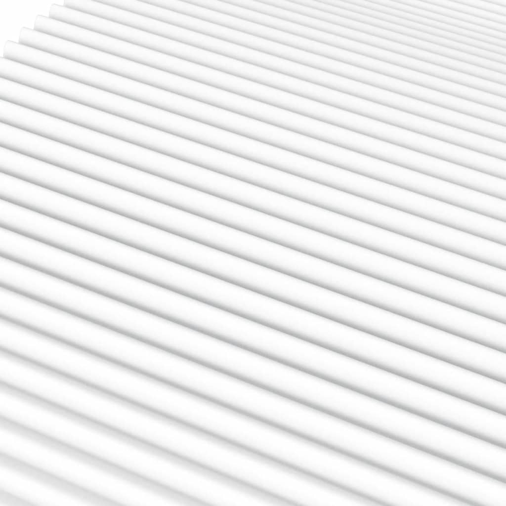 Foam mattress white 180x210 cm hardness H2 H3