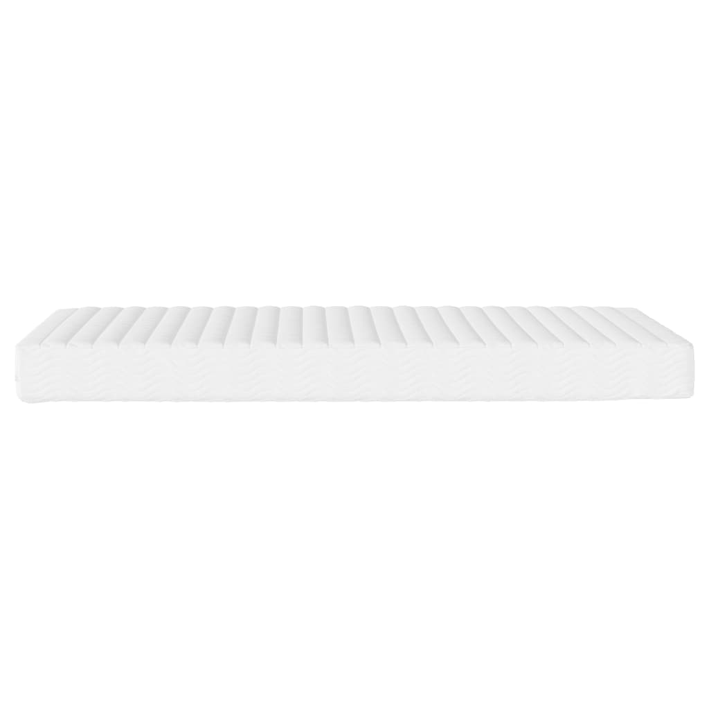 Matelas mousse blanc 140x220 cm dureté H2 H3
