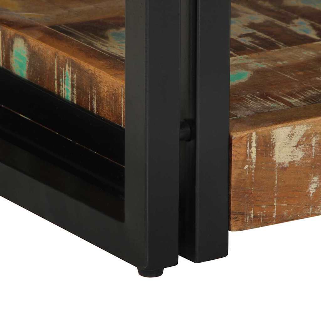 Nachttisch Mehrfarbig 40 x 35 x 50 cm Massives Altholz