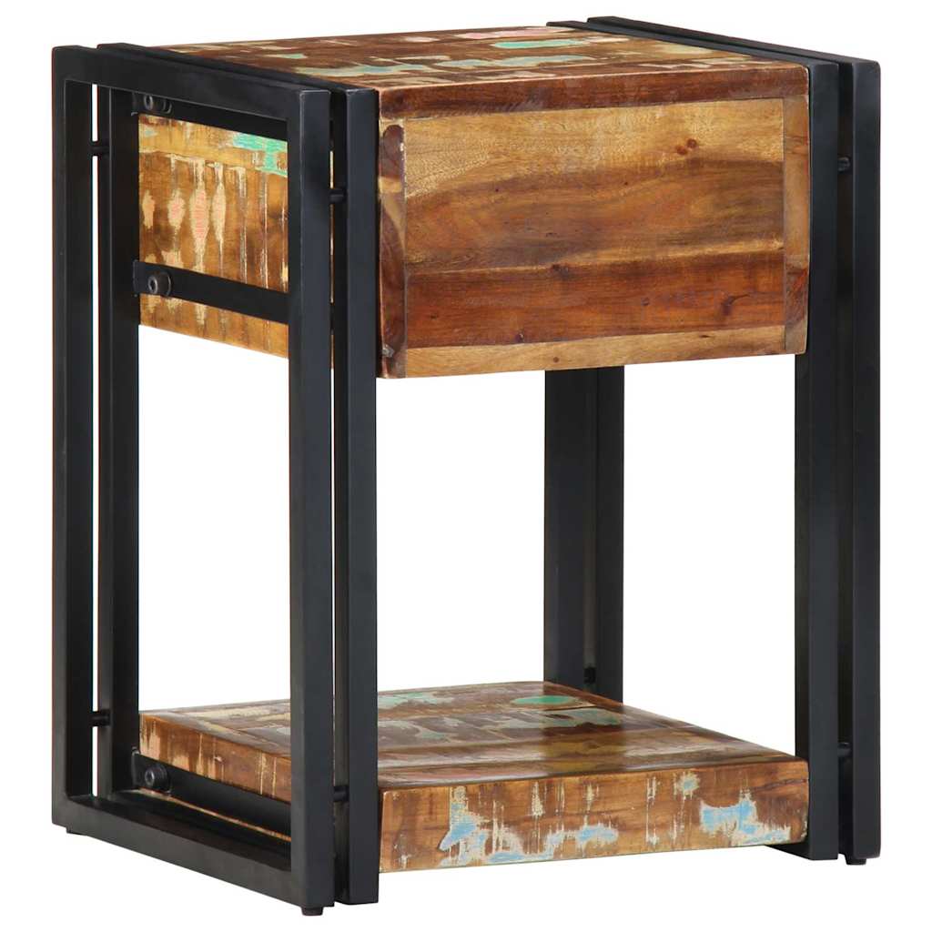 Nachttisch Mehrfarbig 40 x 35 x 50 cm Massives Altholz