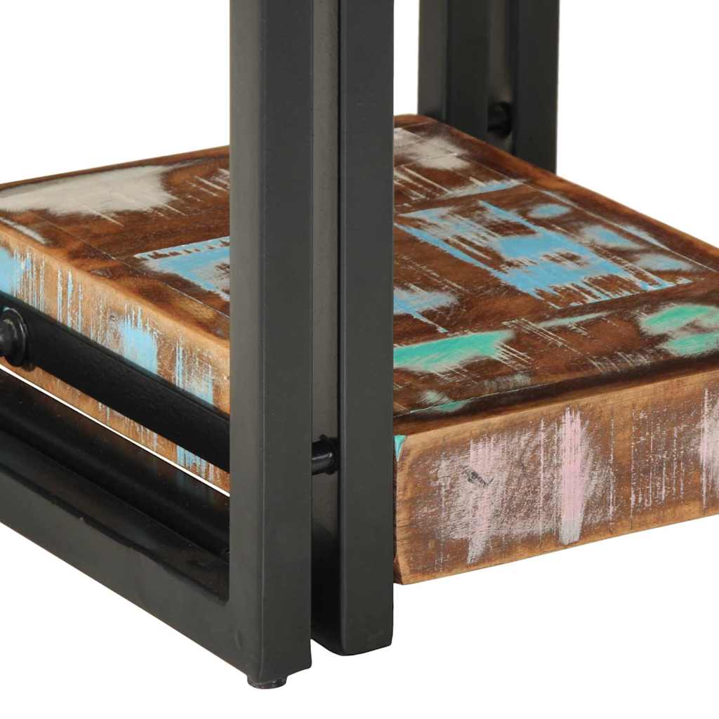 Nachttisch Mehrfarbig 30 x 30 x 40 cm Massives Altholz