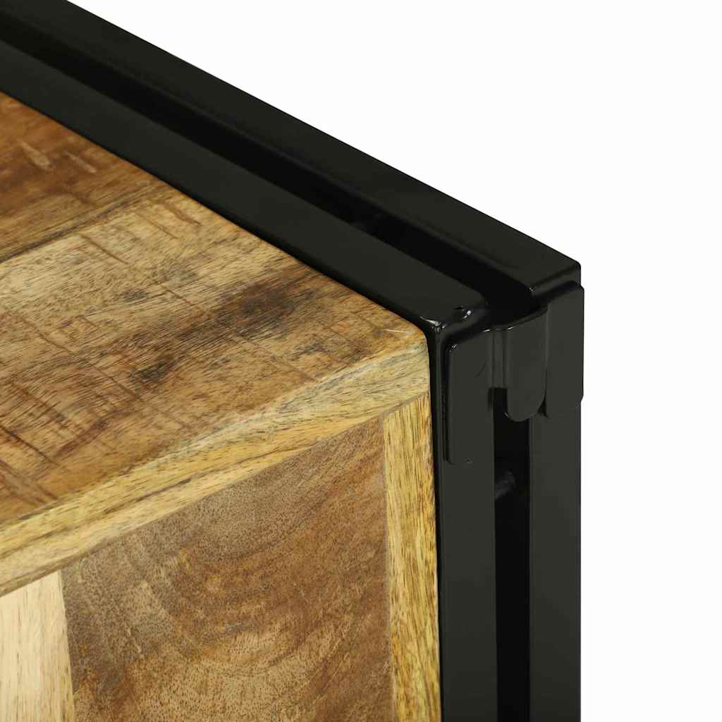 Weinregal Braun 34,5 x 35 x 39 cm Massivholz Mango