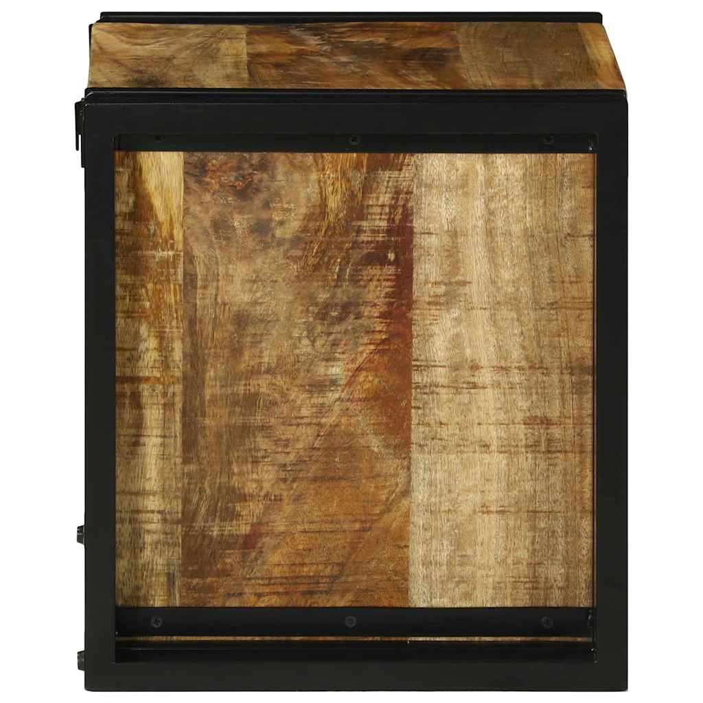 Weinregal Braun 34,5 x 35 x 39 cm Massivholz Mango