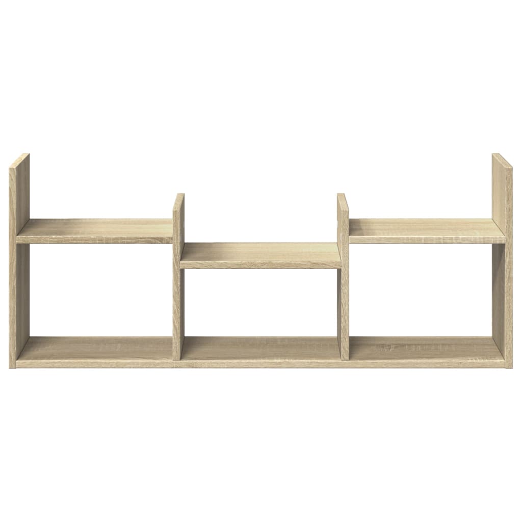 Wall cabinet 100x18x40 cm Sonoma oak wood material
