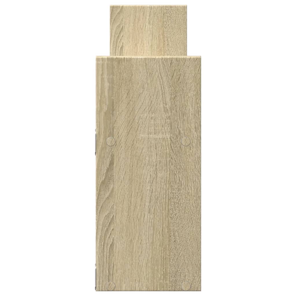 Wall cabinet 100x18x40 cm Sonoma oak wood material