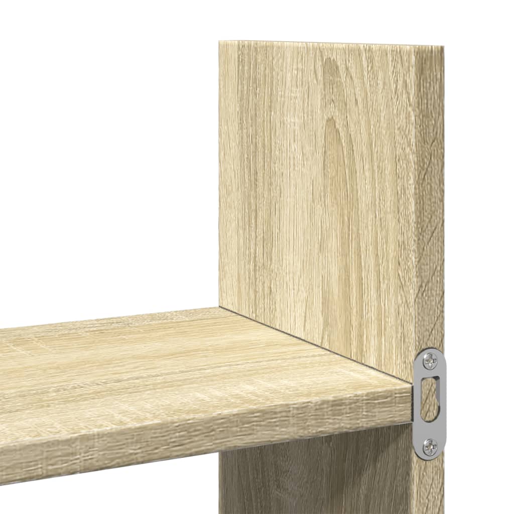Wall cabinet 100x18x40 cm Sonoma oak wood material