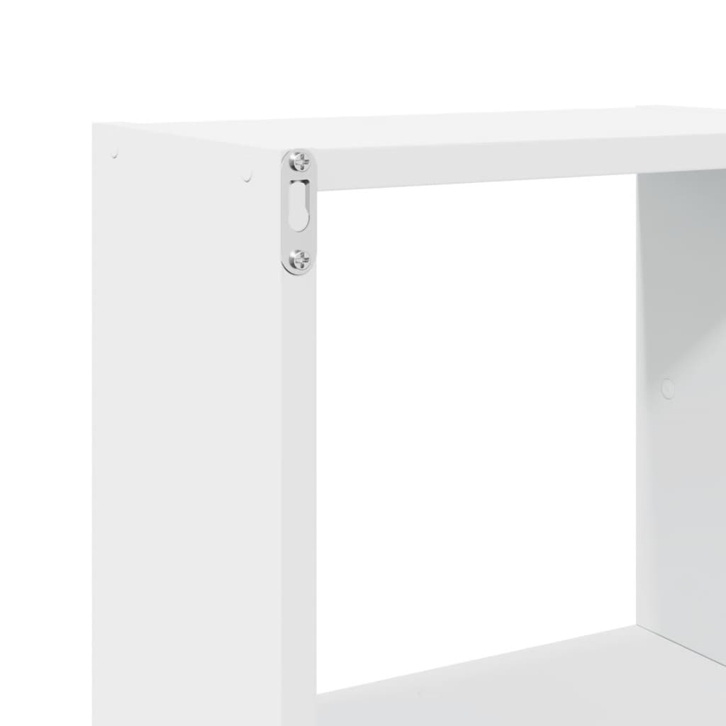Wall Cabinet 78x18x71 cm White Wood Material