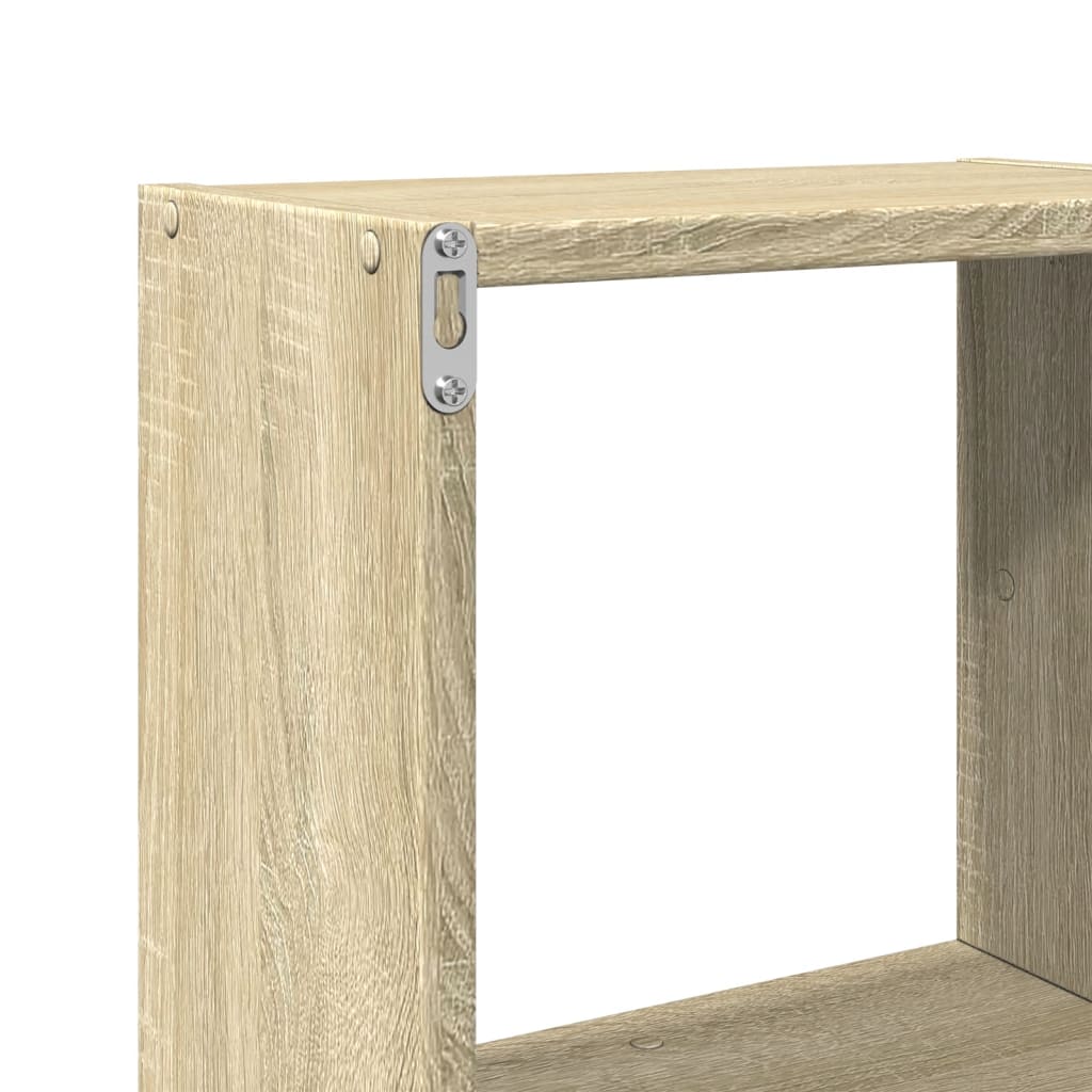 Wall cabinet 78x18x71 cm Sonoma oak wood material