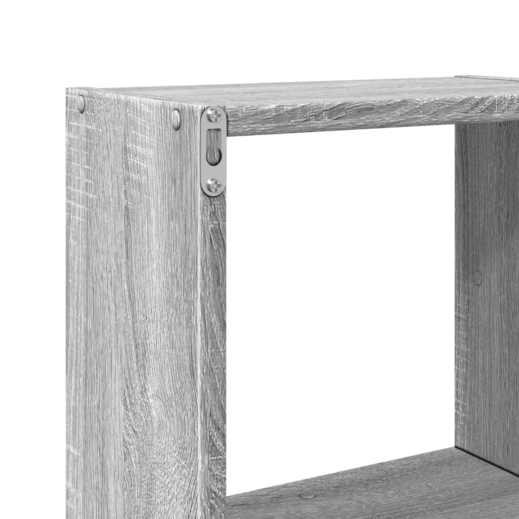Wall Cabinet 78x18x71 cm Grey Sonoma Wood Material