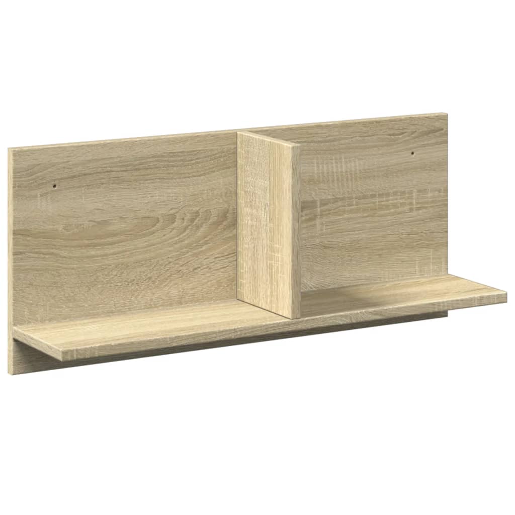 Wall cabinet 70x16.5x30 cm Sonoma oak wood material