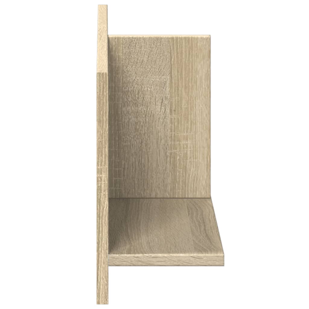 Wall cabinet 70x16.5x30 cm Sonoma oak wood material