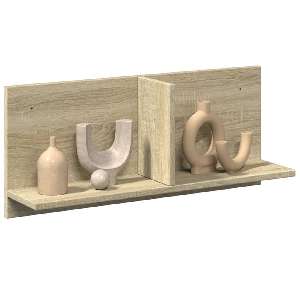 Wall cabinet 70x16.5x30 cm Sonoma oak wood material