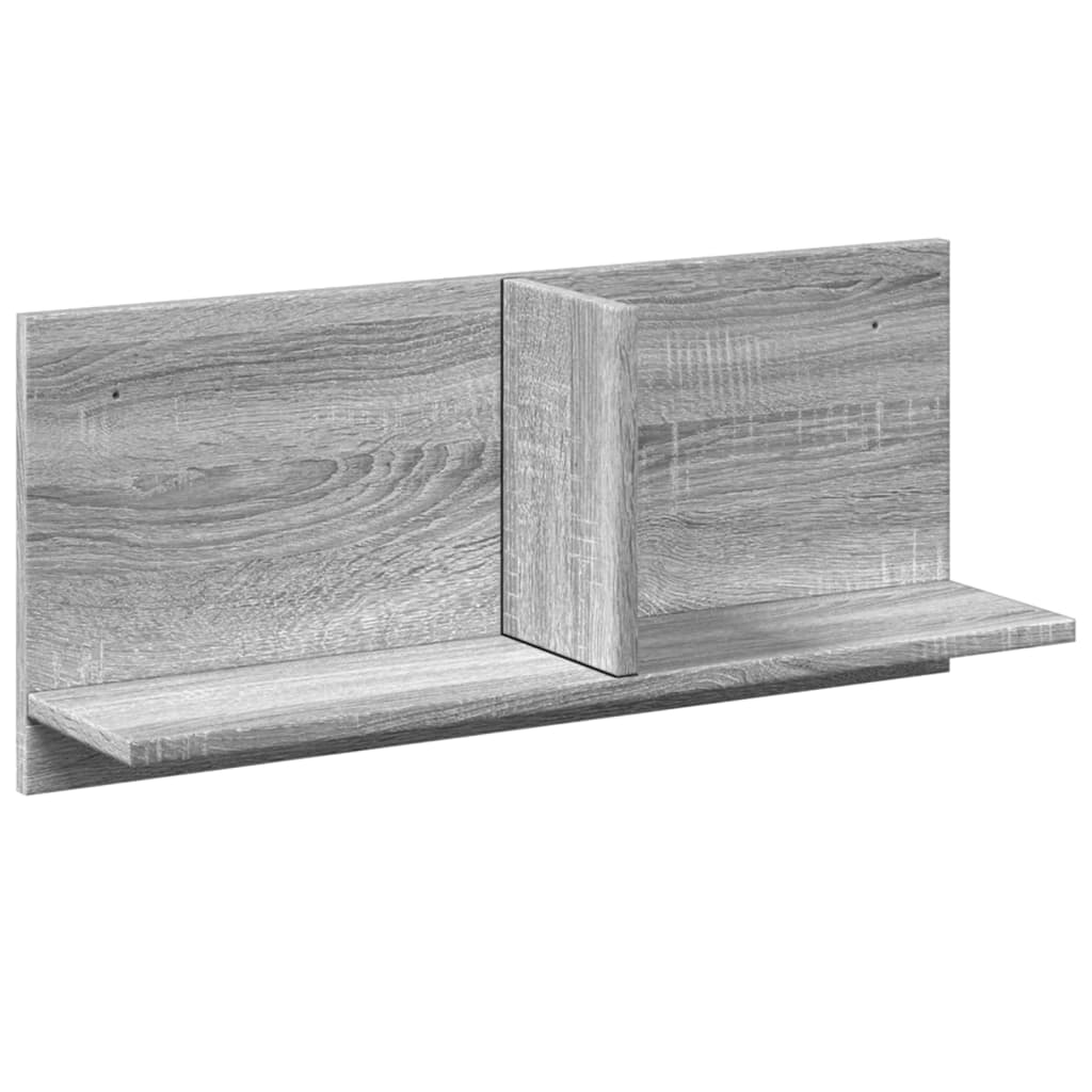 Wall Cabinet 70x16.5x30 cm Grey Sonoma Wood Material