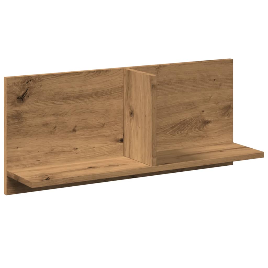 Wall cabinet 70x16.5x30 cm Artisan oak wood material