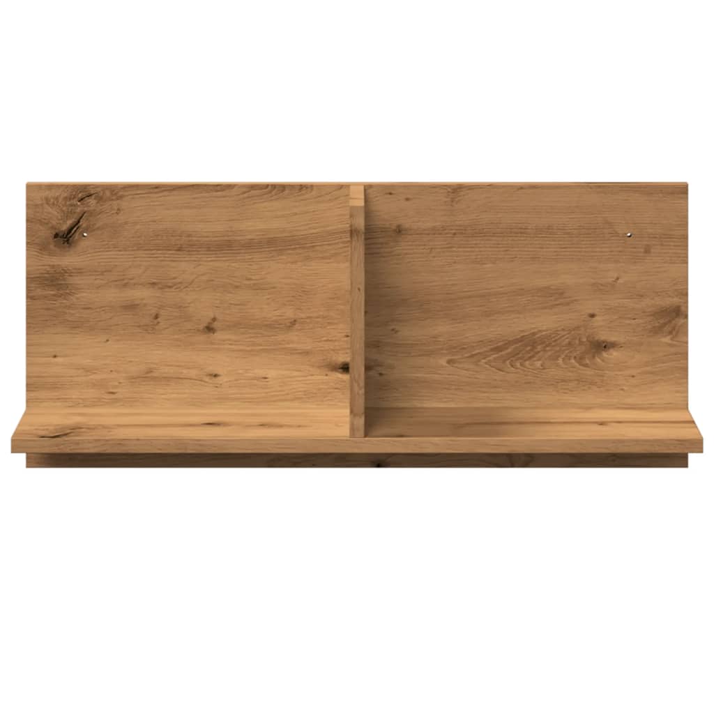 Wall cabinet 70x16.5x30 cm Artisan oak wood material
