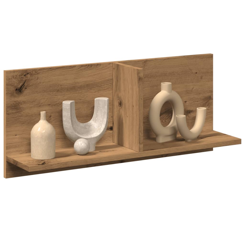Wall cabinet 70x16.5x30 cm Artisan oak wood material