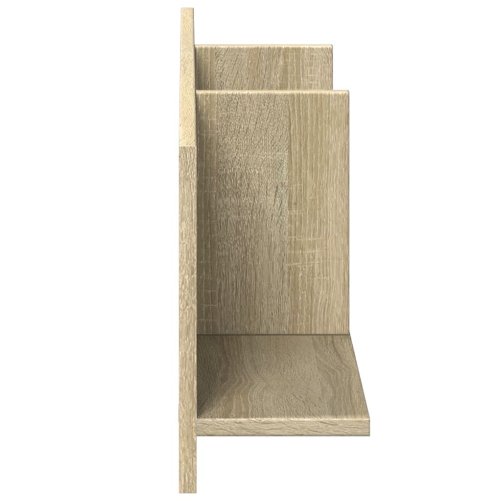Wall cabinet 100x16.5x30 cm Sonoma oak wood material