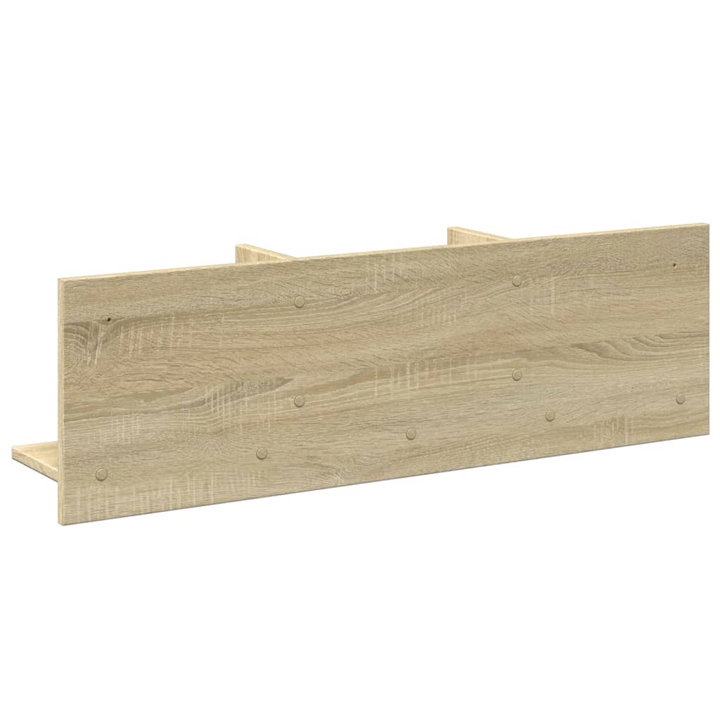 Wall cabinet 100x16.5x30 cm Sonoma oak wood material